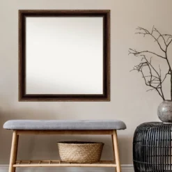 Amanti Art 30" x 30" Corded Bronze Square Non-Beveled Wall Mirror 14 Amanti Art 30" x 30" Corded Bronze Square Non-Beveled Wall Mirror -Amanti Art Shop GUEST a5003755 eee5 4254 8561 859d9dc79391