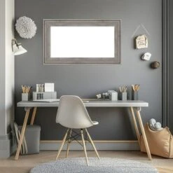 Amanti Art Regis Barnwood Grey Framed Magnetic Dry Erase Board -Amanti Art Shop GUEST a51342e4 3143 4c16 81c1 64069275e64a