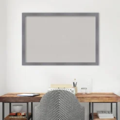 38"x26" Edwin Wood Frame Gray Cork Board - Amanti Art 19 38"x26" Edwin Wood Frame Gray Cork Board - Amanti Art -Amanti Art Shop GUEST a5271c8f 60ba 49ee a279 c45e58b8a411
