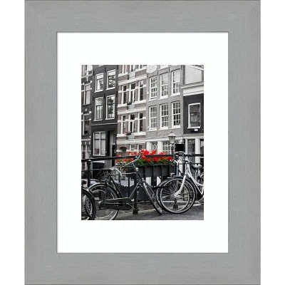 Amanti Art Brushed Nickel Picture Frame - Handcrafted Custom Frame 8 Amanti Art Brushed Nickel Picture Frame - Handcrafted Custom Frame - Image 6