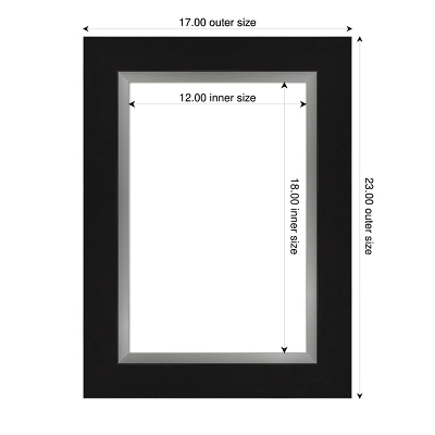 Amanti Art Eva Black & Silver Framed Magnetic Dry Erase Board 6 Amanti Art Eva Black & Silver Framed Magnetic Dry Erase Board - Image 4