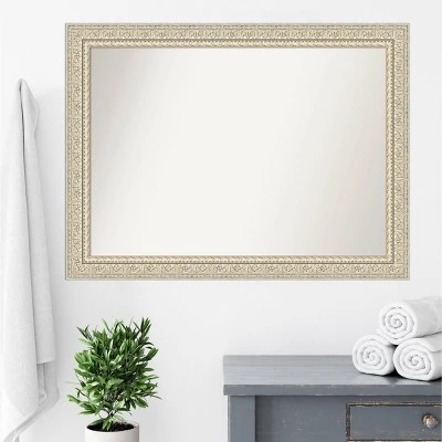 Amanti Art Fair Baroque Cream Ornate Wood Bathroom Wall Mirror 10 Amanti Art Fair Baroque Cream Ornate Wood Bathroom Wall Mirror - Image 8