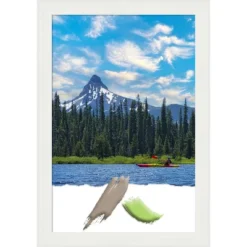 Amanti Art Vanity White Narrow Picture Frame (11x14) -Amanti Art Shop GUEST a5843447 1229 4b8b aef2 5ba03a40a3e8