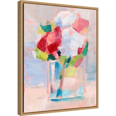 Amanti Art - Abstract Flowers In Vase II by Ethan Harper 16" x 20" Framed Canvas 3 Amanti Art - Abstract Flowers In Vase II by Ethan Harper 16" x 20" Framed Canvas