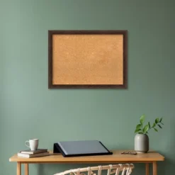 31"x23" Narrow Wood Frame Cork Board Warm Walnut - Amanti Art: Wall Mount, Bulletin Display 16 31"x23" Narrow Wood Frame Cork Board Warm Walnut - Amanti Art: Wall Mount, Bulletin Display -Amanti Art Shop GUEST a59fa69c 3d70 48be 99bf a988a036c7fb