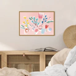 Amanti Art Flowing Florals by Isabelle Z - 23" x 16" Framed Canvas -Amanti Art Shop GUEST a6db6208 126e 4765 adaa d7295c15a527