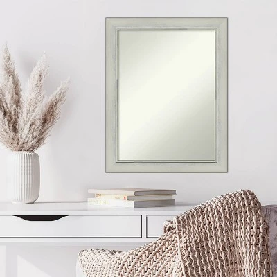 Amanti Art Flair Silver Patina Non-Beveled Wall Mirror - 22" x 28" 8 Amanti Art Flair Silver Patina Non-Beveled Wall Mirror - 22" x 28" - Image 6