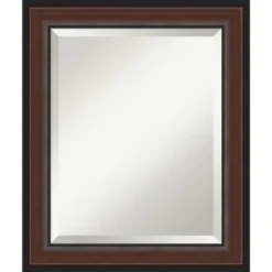 Amanti Art Harvard Walnut Beveled Framed Wall Mirror -Amanti Art Shop GUEST a74723b6 29c1 4e35 b1a5 971abd551447