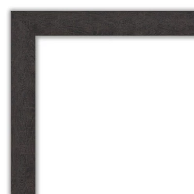 Amanti Art Rustic Plank Espresso Narrow Bathroom Wall Mirror (42" x 31") 4 Amanti Art Rustic Plank Espresso Narrow Bathroom Wall Mirror (42" x 31") - Image 2