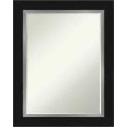 Amanti Art Eva Petite Bevel Bathroom Wall Mirror - Black and Silver 20 Amanti Art Eva Petite Bevel Bathroom Wall Mirror - Black and Silver -Amanti Art Shop GUEST a7a485b9 32e6 4742 a4a6 8fd243bb751c