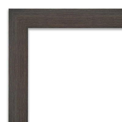 Amanti Art Hardwood Narrow Framed Bathroom Vanity Wall Mirror 4 Amanti Art Hardwood Narrow Framed Bathroom Vanity Wall Mirror - Image 2