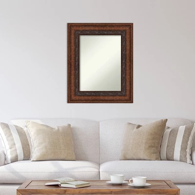 Amanti Art Decorative Bronze Wall Mirror - 28" x 34" Non-Beveled Traditional Frame 6 Amanti Art Decorative Bronze Wall Mirror - 28" x 34" Non-Beveled Traditional Frame - Image 4