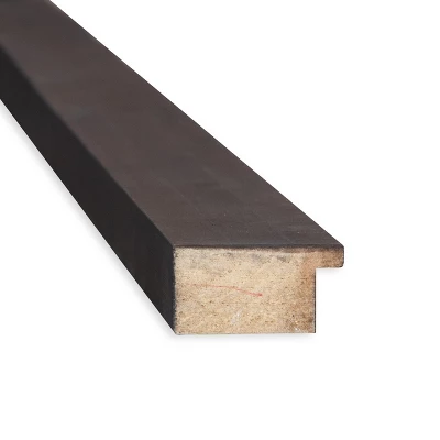 Amanti Art Fresco Petite Bevel Wood Bathroom Wall Mirror - Dark Walnut 4 Amanti Art Fresco Petite Bevel Wood Bathroom Wall Mirror - Dark Walnut - Image 2