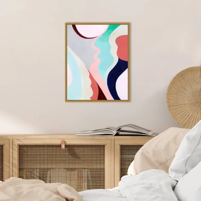 Amanti Art Pastel Highlands I by Grace Popp - 16" x 20" Framed Canvas Wall Art 7 Amanti Art Pastel Highlands I by Grace Popp - 16" x 20" Framed Canvas Wall Art - Image 5