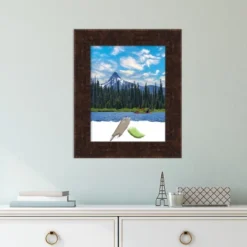 Amanti Art William Mottled Bronze Narrow Handcrafted Picture Frame -Amanti Art Shop GUEST abb720a8 c53d 4286 8d5e 2c6ded9875ca