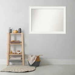 Amanti Art 43" x 32" Craftsman Wood Bathroom Wall Mirror in White 13 Amanti Art 43" x 32" Craftsman Wood Bathroom Wall Mirror in White -Amanti Art Shop GUEST ac1a4c64 f692 4175 a347 25da3e7f323d