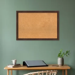 Amanti Art 39"x27" Warm Walnut Wood Framed Natural Cork Bulletin Board 18 Amanti Art 39"x27" Warm Walnut Wood Framed Natural Cork Bulletin Board -Amanti Art Shop GUEST ac30c1dd 2ed9 4b7c b998 3ce5a4ea2266