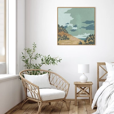 Amanti Art "Hidden Dune II" by Jacob Green Framed Canvas Wall Art - 30" x 30" 6 Amanti Art "Hidden Dune II" by Jacob Green Framed Canvas Wall Art - 30" x 30" - Image 4