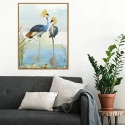 Amanti Art Heron Pairing by Aimee Wilson Framed Canvas Wall Art -Amanti Art Shop GUEST acc1472c 507c 4fa9 b7fb d5ddfa12918e