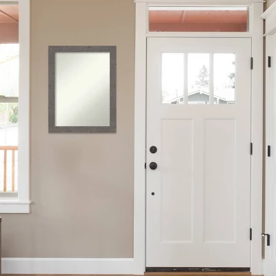 Amanti Art Rustic Plank Gray Narrow Wall Mirror - 22" x 28" Decorative Mirror 9 Amanti Art Rustic Plank Gray Narrow Wall Mirror - 22" x 28" Decorative Mirror - Image 7