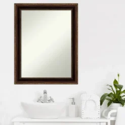 Amanti Art Corded Bronze Non-Beveled Bathroom Wall Mirror (22 x 28 inches) 15 Amanti Art Corded Bronze Non-Beveled Bathroom Wall Mirror (22 x 28 inches) -Amanti Art Shop GUEST ae0c469a 53b8 467f 8de9 a53cbf23f57a