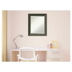 Amanti Art Intaglio Embossed Black Framed Wall Mirror -Amanti Art Shop GUEST ae15c91c c50f 45a2 8250 bd1b7ca09109