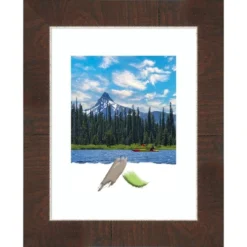 Amanti Art Wildwood Brown Narrow Picture Frame -Amanti Art Shop GUEST ae184567 c54a 47e1 8915 b7fcf73edcda