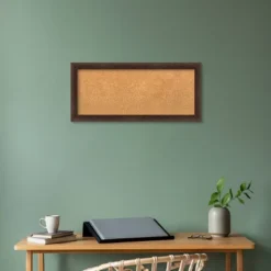 Amanti Art Warm Walnut Framed Natural Cork Board - 33" x 15" Wall Mounted Bulletin Board 16 Amanti Art Warm Walnut Framed Natural Cork Board - 33" x 15" Wall Mounted Bulletin Board -Amanti Art Shop GUEST ae2f015e 1c9a 4331 b1ba eb0a3abefc6e