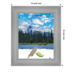 Amanti Art Flair Polished Nickel Picture Frame - 11x14 Photo 8 Amanti Art Flair Polished Nickel Picture Frame - 11x14 Photo -Amanti Art Shop GUEST ae6edb2c c439 4256 9a66 0cb77df1de9d