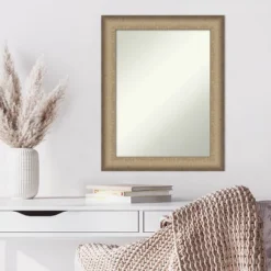 23" X 29" Non-Beveled Elegant Brushed Bronze Wall Mirror - Amanti Art 13 23" X 29" Non-Beveled Elegant Brushed Bronze Wall Mirror - Amanti Art -Amanti Art Shop GUEST af2b247a 32f9 488a a93d 5c7c0bcfe15c