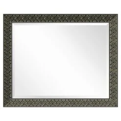 Amanti Art Intaglio Embossed Black Framed Wall Mirror -Amanti Art Shop GUEST af544283 ba77 40e3 8a0a 76d55a1916cf