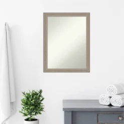 Amanti Art 21" x 27" Curved Wood Bathroom Wall Mirror in Greywash Finish 16 Amanti Art 21" x 27" Curved Wood Bathroom Wall Mirror in Greywash Finish -Amanti Art Shop GUEST b031c035 87c5 4d6b b9ad fe24489b245a