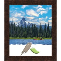 Amanti Art William Mottled Bronze Narrow Handcrafted Picture Frame -Amanti Art Shop GUEST b0f75bff d445 4a0c 9604 86efde3969ac
