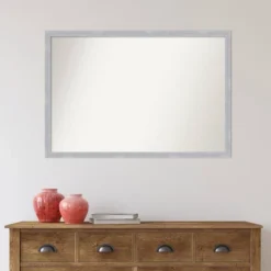 Amanti Art Grace Brushed Nickel Narrow Bathroom Wall Mirror - 38" x 26" 14 Amanti Art Grace Brushed Nickel Narrow Bathroom Wall Mirror - 38" x 26" -Amanti Art Shop GUEST b195175c 9e31 468a b8b5 e17b213b79ab 1