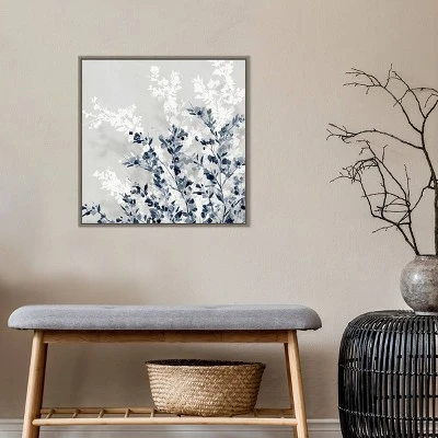 Amanti Art Blue Spring I by Isabelle Z Framed Canvas Wall Art - 22" x 22" Gray Wash 9 Amanti Art Blue Spring I by Isabelle Z Framed Canvas Wall Art - 22" x 22" Gray Wash - Image 7