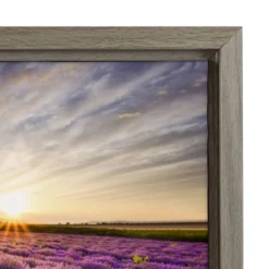 24"x18" Lavender Sunrise Framed Canvas Wall Art - Amanti Art -Amanti Art Shop GUEST b2500ffc b1c5 499a 94ff ac454b6465ce
