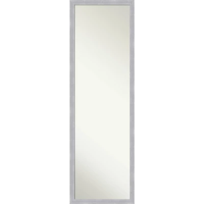 Amanti Art Brace Brushed Framed Full Length On The Door Mirror - Rustic Gray 13 Amanti Art Brace Brushed Framed Full Length On The Door Mirror - Rustic Gray - Image 11