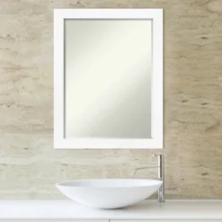 Amanti Art Cabinet White Narrow Petite Bevel Bathroom Wall Mirror - 27.25 x 21.25 In. 15 Amanti Art Cabinet White Narrow Petite Bevel Bathroom Wall Mirror - 27.25 x 21.25 In. -Amanti Art Shop GUEST b34d5d68 f013 47a8 ab7b c13bc9ba8813