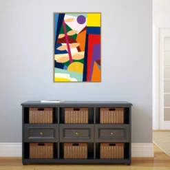 22" X 33" Wake Up And Be Bold By Megan Gallagher Framed Canvas Wall Art Light Brown - Amanti Art -Amanti Art Shop GUEST b3625460 b6f6 45bb afc5 93ff1191a90c