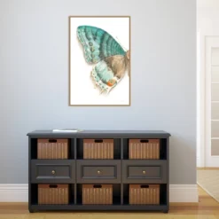 22" X 33" Fragile Wings III By Danhui Nai Framed Canvas Wall Art Light Brown - Amanti Art -Amanti Art Shop GUEST b3874b16 3ac1 4826 88e0 3bfdcd81cd0c