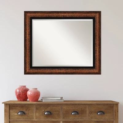 35" X 29" Beveled Vogue Bronze Wall Mirror - Amanti Art 9 35" X 29" Beveled Vogue Bronze Wall Mirror - Amanti Art - Image 7