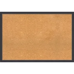 Amanti Art 38x26 Wood Framed Natural Cork Board - Stylish Black with Gold Accents -Amanti Art Shop GUEST b3ad1d2a 63b6 4e54 a1fb 46c6687e520f