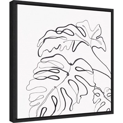 Amanti Art Infinity of Simple II by Eva Watts - 16" x 16" Framed Canvas Wall Art 3 Amanti Art Infinity of Simple II by Eva Watts - 16" x 16" Framed Canvas Wall Art