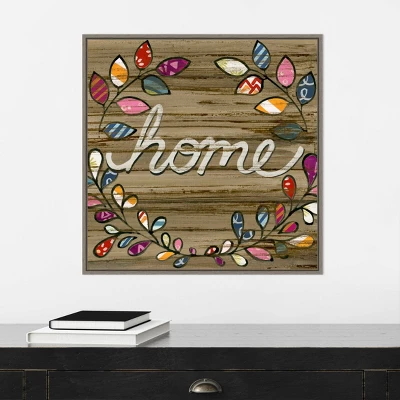 Amanti Art Love and Laughter IV Framed Canvas Wall Art - 22x22 Gray Wash 7 Amanti Art Love and Laughter IV Framed Canvas Wall Art - 22x22 Gray Wash - Image 5