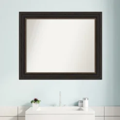 Amanti Art Accent Bronze Non-Beveled Bathroom Wall Mirror -Amanti Art Shop GUEST b6c20936 0c93 4143 a4dc ae8d66e197c5
