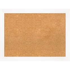 Amanti Art Cabinet White Narrow Framed Corkboard - Natural Self-Healing Cork -Amanti Art Shop GUEST b71d4468 08aa 4030 98ad 3c853b70bd15