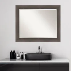 Amanti Art Hardwood Framed Bathroom Vanity Wall Mirror -Amanti Art Shop GUEST b78c1282 f179 49c6 9d5d ab253cdff1f9
