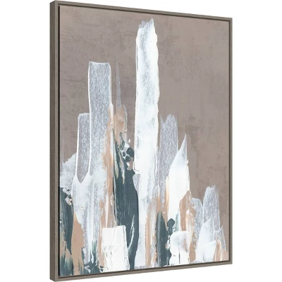 Amanti Art Shape Of Form II by JL Design - 22" x 30" Framed Canvas Wall Art in Gray Wash 3 Amanti Art Shape Of Form II by JL Design - 22" x 30" Framed Canvas Wall Art in Gray Wash