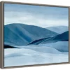 20" X 16" Indigo Range II Mountain By Annie Warren Framed Canvas Wall Art - Amanti Art -Amanti Art Shop GUEST ba857923 ff69 4609 bdca 7250a7fa7c36
