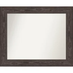 Amanti Art Bridge Black Distressed Wood Wall Mirror for Bathroom -Amanti Art Shop GUEST bb3d54e8 b4a5 4522 9e92 8c2138938abd